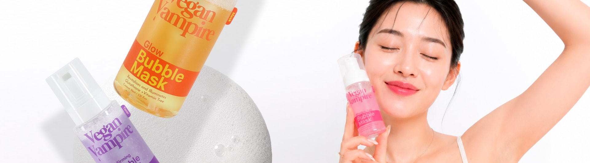 Bubble Masks y Bubble Toners de Vegan Vampire